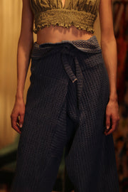 LUKE DENIM FISHERMAN TROUSERS - sustainably made MOMO NEW YORK sustainable clothing, denim slow fashion