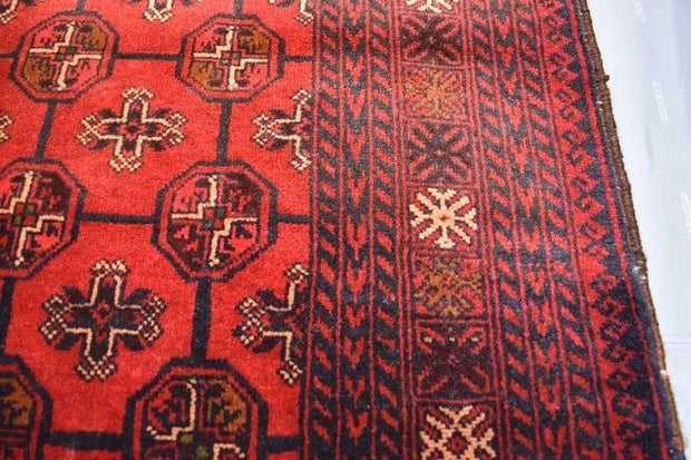 5.7 x 3.8 Ft, COLLECTOR'S PIECE Antique Tekka Turkmen Mori Gol Pattern Carpet, Vintage Afghan Rug, Turkmen Mori rug, Vintage Bukhara Rug - sustainably made MOMO NEW YORK sustainable clothing, slow fashion