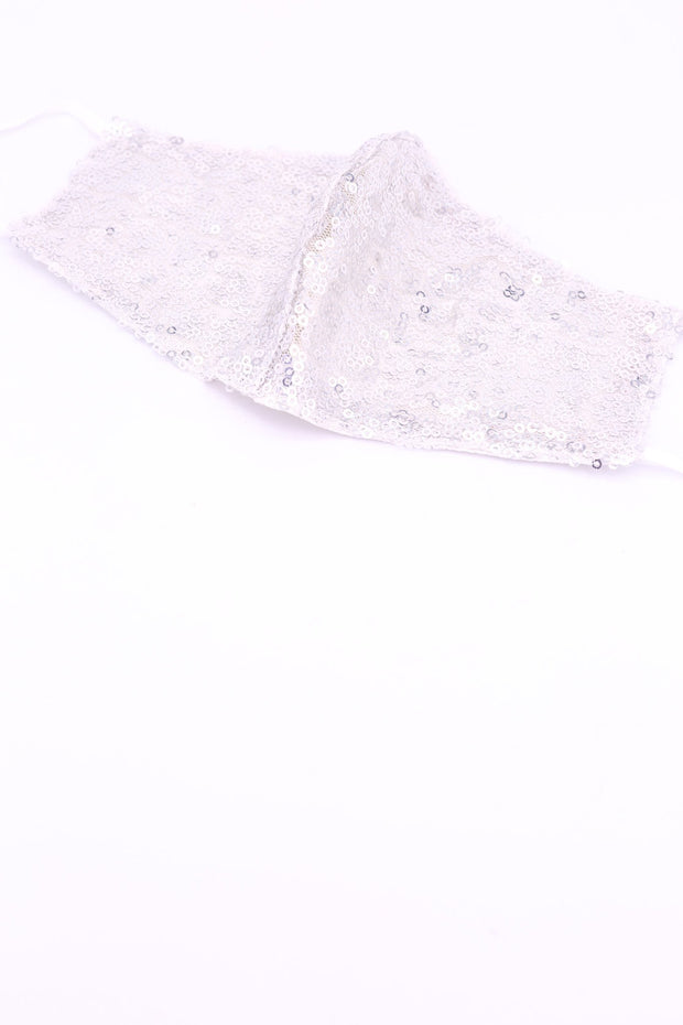 SEQUIN FACE MASK KRIS - sustainably made MOMO NEW YORK sustainable clothing, offerfm slow fashion